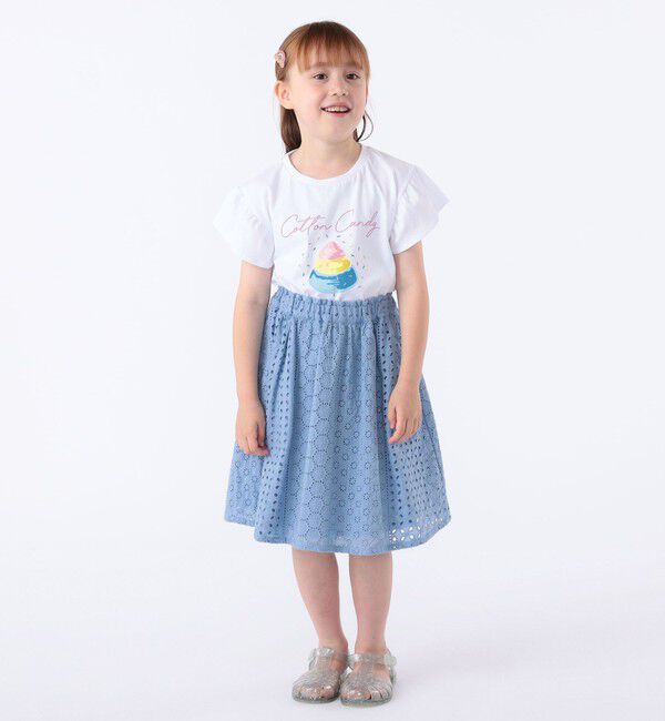 SHIPS KIDS「SHIPS KIDS:100～130cm / コットン キャンディ 半袖 TEE」|Tシャツ・カットソー|