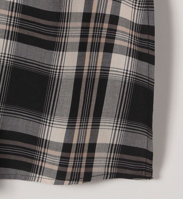 SHIPS any「SHIPS any:〈洗濯機可能〉ペール チェック ヨーク フリル ワンピース」|ワンピース|