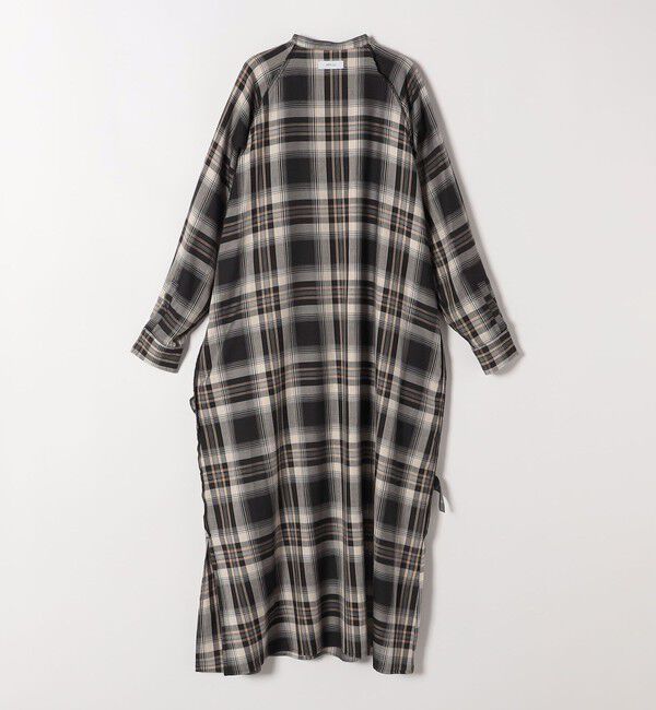 SHIPS any「SHIPS any:〈洗濯機可能〉ペール チェック ヨーク フリル ワンピース」|ワンピース|