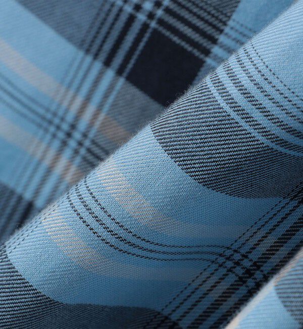 SHIPS any「SHIPS any:〈洗濯機可能〉ペール チェック ヨーク フリル ワンピース」|ワンピース|