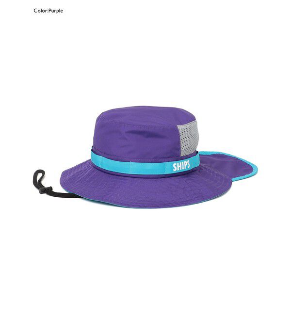 SHIPS KIDS「SHIPS KIDS:〈UVカット/撥水/吸水速乾〉サファリ ハット」|ハット|