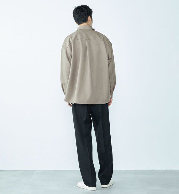 SHIPS「City Ambient Products: 2プリーツ ワイド テーパード スラックス」|スラックス|