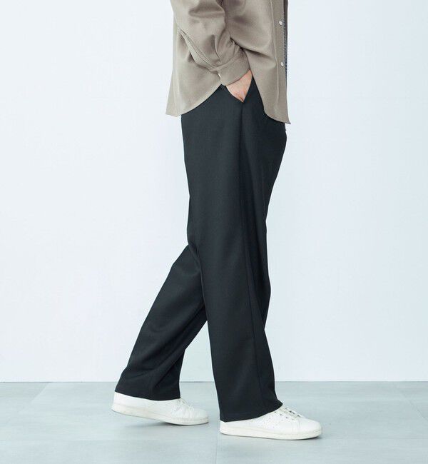 SHIPS「City Ambient Products: 2プリーツ ワイド テーパード スラックス」|スラックス|