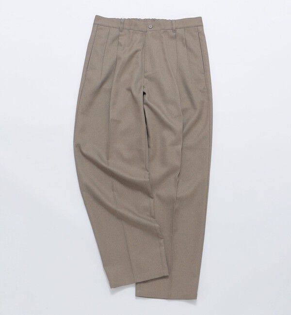 SHIPS「City Ambient Products: 2プリーツ ワイド テーパード スラックス」|スラックス|