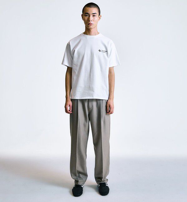 SHIPS「City Ambient Products: 2プリーツ ワイド テーパード スラックス」|スラックス|