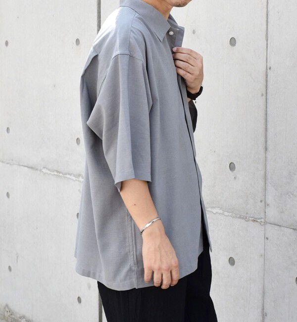 SHIPS any「SHIPS any: 〈洗濯機可能〉リネン混 リラックスフィット オープンカラー エアリー シャツ◇」|シャツ・ブラウス|