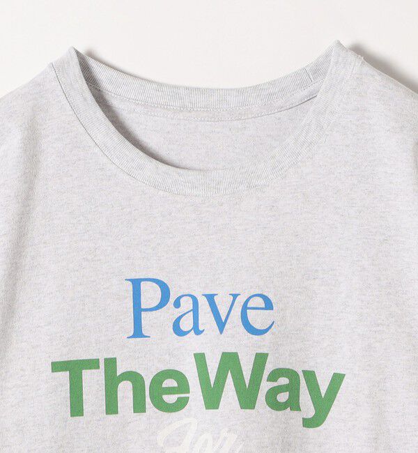 SHIPS any「【SHIPS any別注】THE KNiTS:〈洗濯機可能〉ラウンドヘム ロゴ ロングスリーブ TEE」|Tシャツ・カットソー|