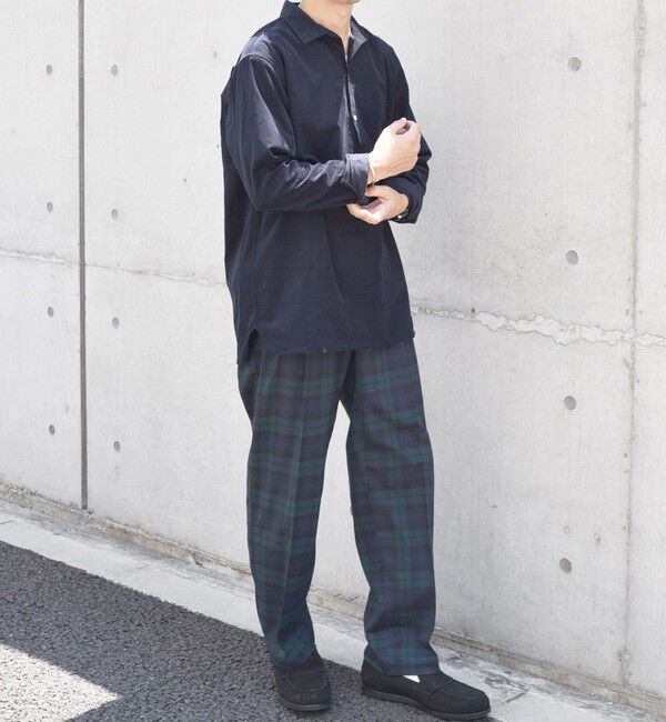 SHIPS any「SHIPS any: カラー コットン コーデュロイ スキッパー プルオーバー シャツ◇」|シャツ・ブラウス|