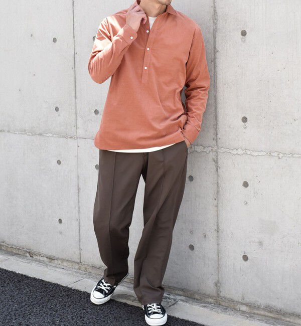 SHIPS any「SHIPS any: カラー コットン コーデュロイ スキッパー プルオーバー シャツ◇」|シャツ・ブラウス|