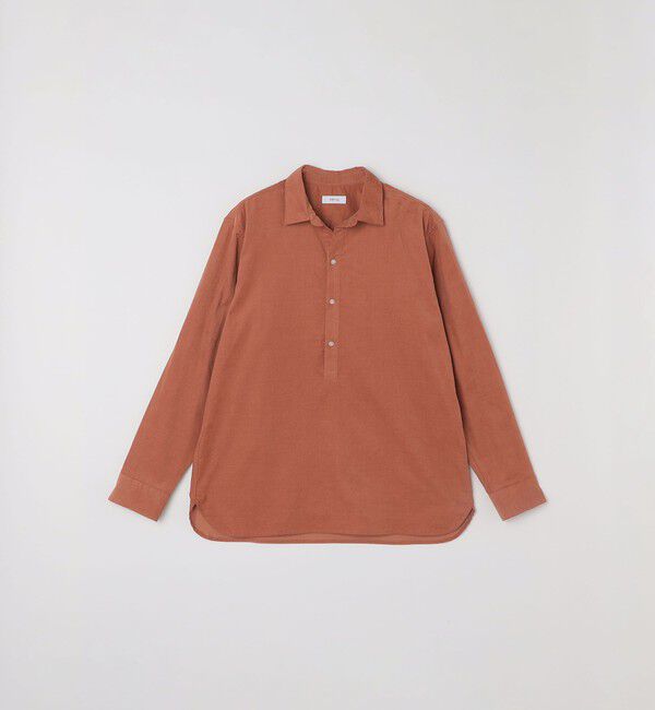 SHIPS any「SHIPS any: カラー コットン コーデュロイ スキッパー プルオーバー シャツ◇」|シャツ・ブラウス|