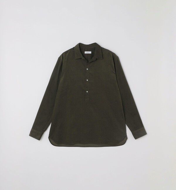 SHIPS any「SHIPS any: カラー コットン コーデュロイ スキッパー プルオーバー シャツ◇」|シャツ・ブラウス|