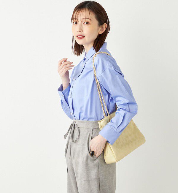 SHIPS Colors 「SHIPS Colors:〈洗濯機可能〉パールモチーフボタン シャツ 2◇」|シャツ・ブラウス|