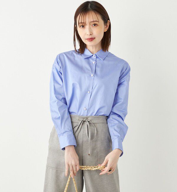 SHIPS Colors 「SHIPS Colors:〈洗濯機可能〉パールモチーフボタン シャツ 2◇」|シャツ・ブラウス|