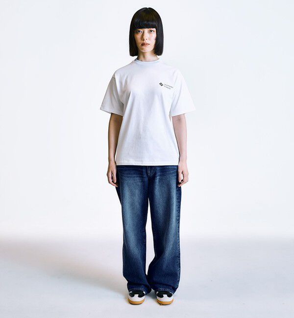 SHIPS「City Ambient Products: スタンダード ロゴ プリント Tシャツ」|Tシャツ・カットソー|