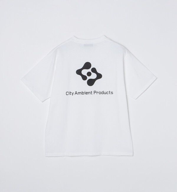 SHIPS「City Ambient Products: スタンダード ロゴ プリント Tシャツ」|Tシャツ・カットソー|