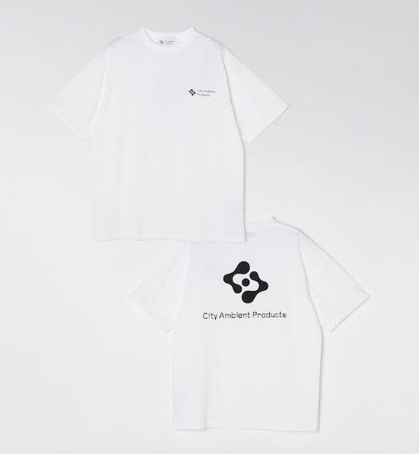 SHIPS「City Ambient Products: スタンダード ロゴ プリント Tシャツ」|Tシャツ・カットソー|