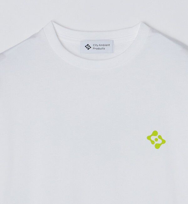 SHIPS「City Ambient Products: スタンダード ロゴ プリント Tシャツ」|Tシャツ・カットソー|