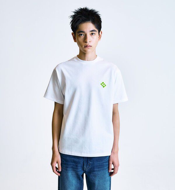 SHIPS「City Ambient Products: スタンダード ロゴ プリント Tシャツ」|Tシャツ・カットソー|