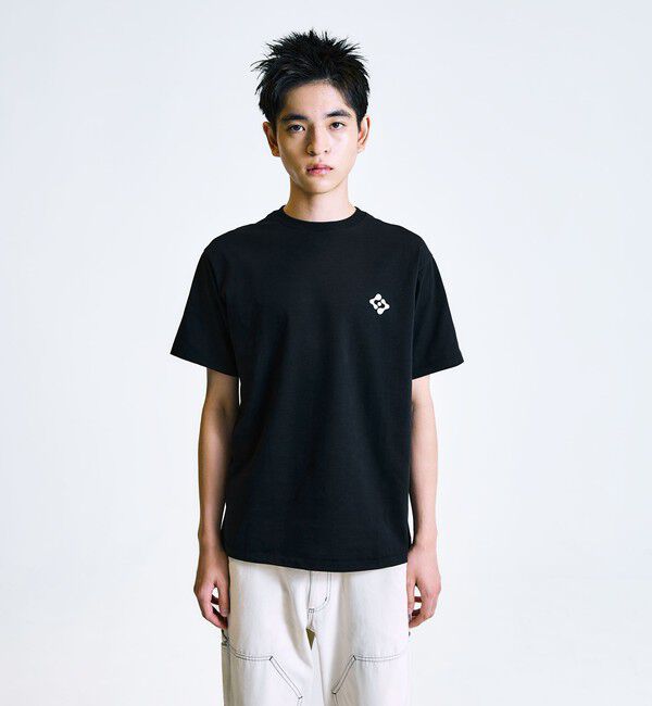 SHIPS「City Ambient Products: スタンダード ロゴ プリント Tシャツ」|Tシャツ・カットソー|