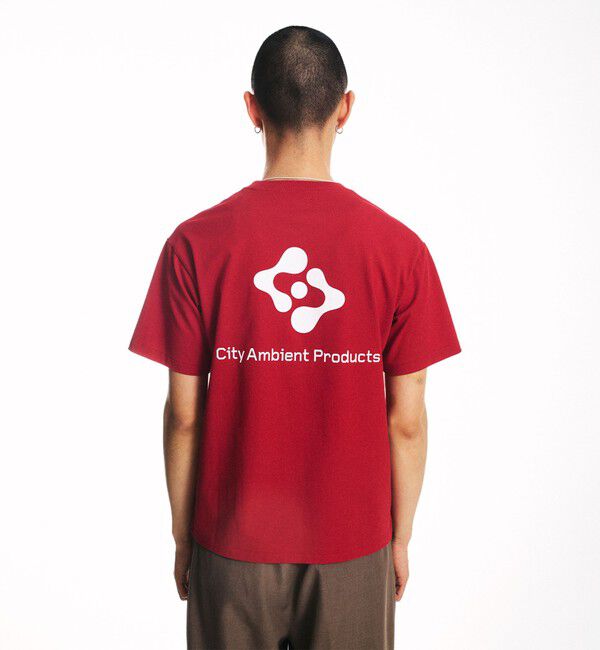 SHIPS「City Ambient Products: スタンダード ロゴ プリント Tシャツ」|Tシャツ・カットソー|