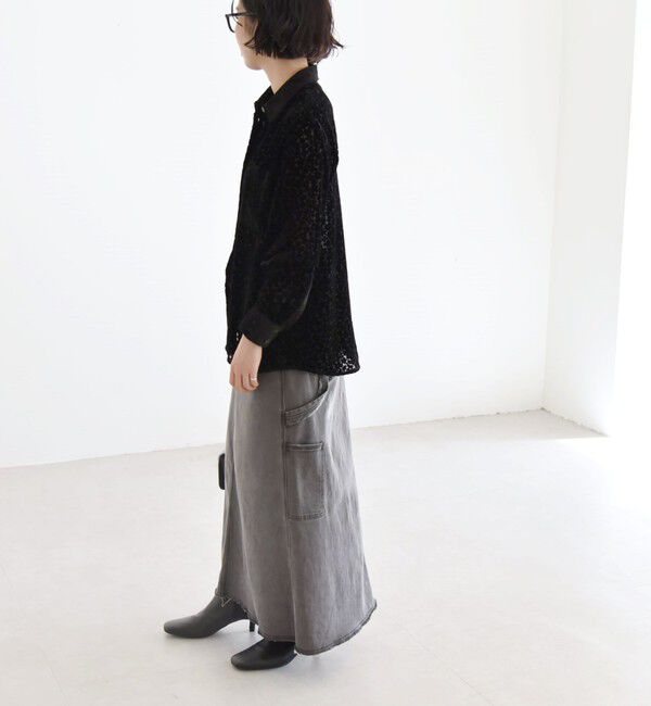 quaranciel「quaranciel:〈手洗い可能〉リラックス ナロー シャツ 2」|シャツ・ブラウス|