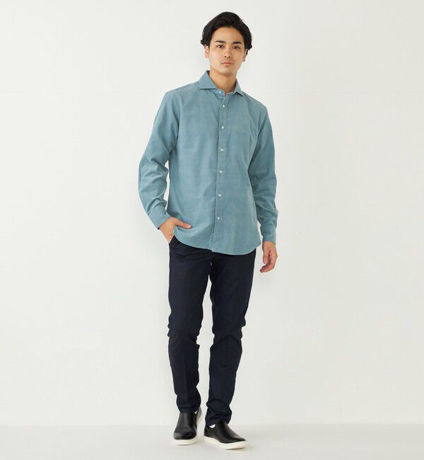 SHIPS Colors 「SHIPS Colors:〈洗濯機可能〉コーデュロイ ワイドカラー シャツ」|シャツ・ブラウス|