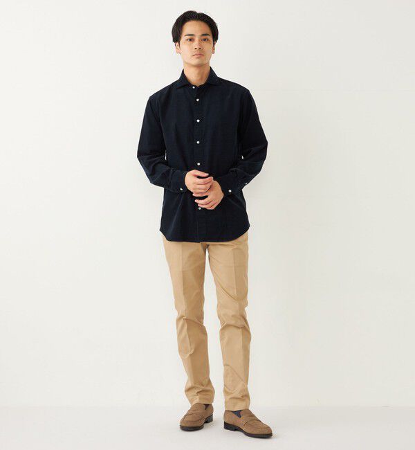 SHIPS Colors 「SHIPS Colors:〈洗濯機可能〉コーデュロイ ワイドカラー シャツ」|シャツ・ブラウス|