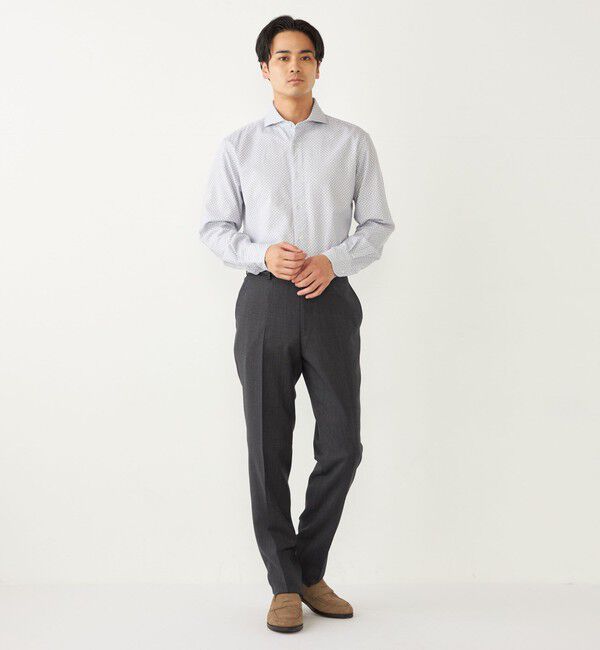 SHIPS Colors 「SHIPS Colors:〈洗濯機可能〉ビエラ プリント ワイドカラー シャツ」|シャツ・ブラウス|