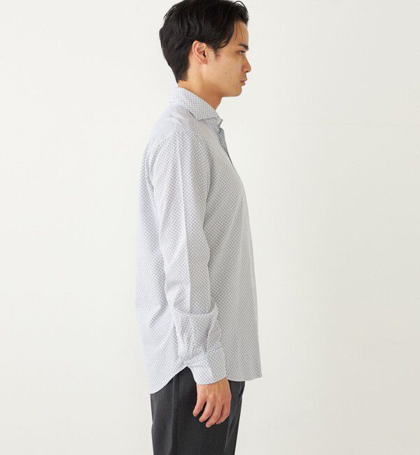 SHIPS Colors 「SHIPS Colors:〈洗濯機可能〉ビエラ プリント ワイドカラー シャツ」|シャツ・ブラウス|