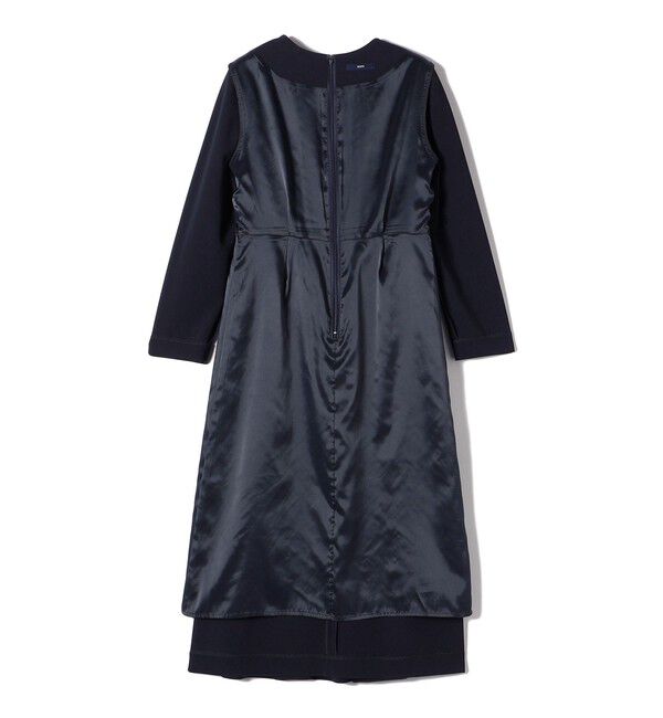 SHIPS for women「〈手洗い可能〉トリアセテート混 フロント タック ワンピース（セットアップ対応）」|ワンピース|