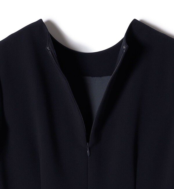 SHIPS for women「〈手洗い可能〉トリアセテート混 フロント タック ワンピース（セットアップ対応）」|ワンピース|