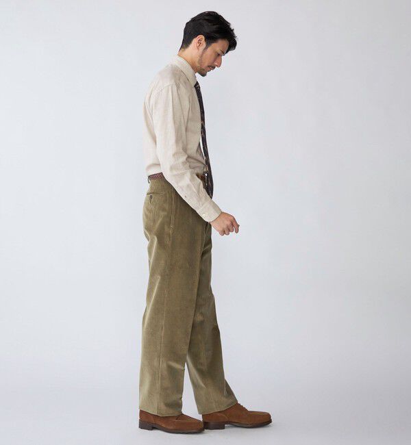 SHIPS「SHIPS: CARLO BASETTI コットンフランネル ワイドカラー シャツ」|シャツ・ブラウス|