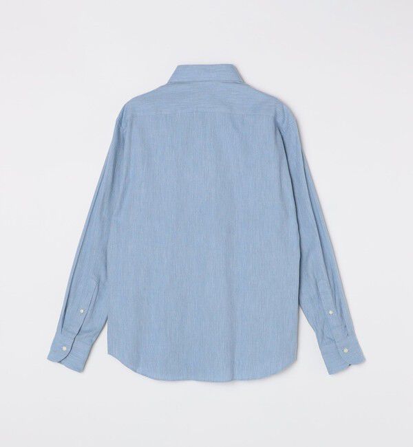 SHIPS「SHIPS: CARLO BASETTI コットンフランネル ワイドカラー シャツ」|シャツ・ブラウス|