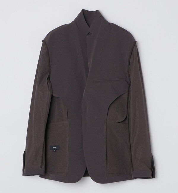 SHIPS「【WEB限定】SHIPS:〈UVカット・防シワ・手洗い可能〉2WAYストレッチナイロン セットアップ」|スーツ|