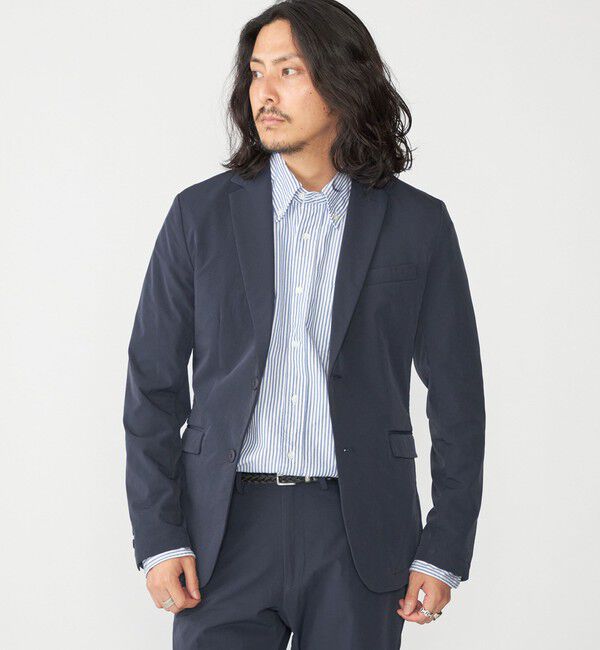 SHIPS「【WEB限定】SHIPS:〈UVカット・防シワ・手洗い可能〉2WAYストレッチナイロン セットアップ」|スーツ|