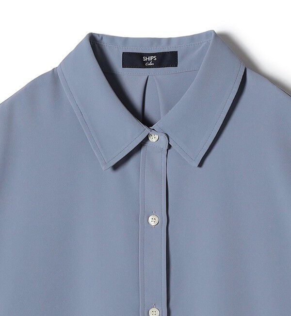 SHIPS Colors 「SHIPS Colors:〈洗濯機可能〉トロミ レイヤード シャツ2」|シャツ・ブラウス|