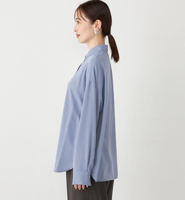 SHIPS Colors 「SHIPS Colors:〈洗濯機可能〉トロミ レイヤード シャツ2」|シャツ・ブラウス|