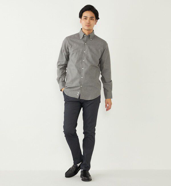 SHIPS Colors 「SHIPS Colors:〈洗濯機可能〉ボタンダウン ソリッド ネルシャツ」|シャツ・ブラウス|