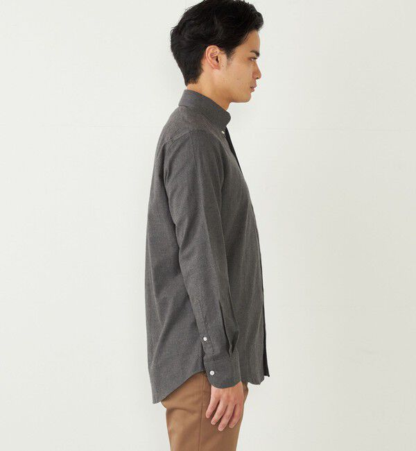 SHIPS Colors 「SHIPS Colors:〈洗濯機可能〉ボタンダウン ソリッド ネルシャツ」|シャツ・ブラウス|