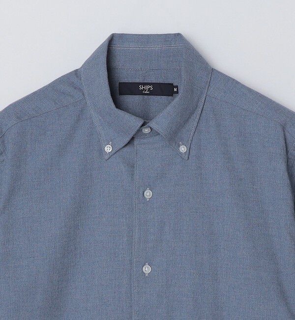 SHIPS Colors 「SHIPS Colors:〈洗濯機可能〉ボタンダウン ソリッド ネルシャツ」|シャツ・ブラウス|