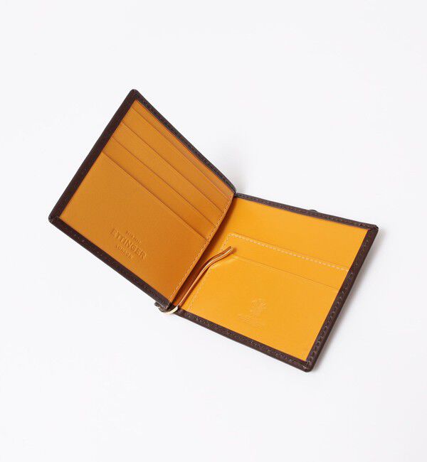 SHIPS「ETTINGER: ブライドルレザー マネークリップ」|財布|