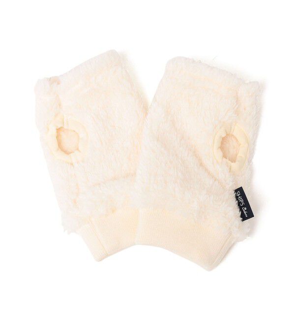 SHIPS Colors 「SHIPS Colors: 〈洗濯機可能〉ボア アームウォーマー (KIDS)」|手袋|