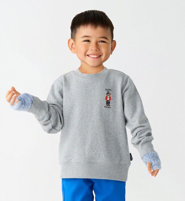 SHIPS Colors 「SHIPS Colors: 〈洗濯機可能〉ボア アームウォーマー (KIDS)」|手袋|