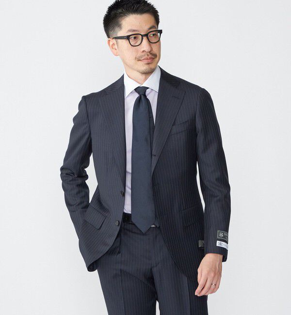 SHIPS「SHIPS: LUXURY DORMEUIL AMADEUS ピンストライプ スーツ」|スーツ|