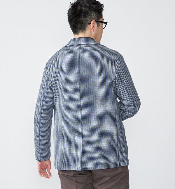 SHIPS「SHIPS:〈手洗い可能〉TEXBRID(R) ジャカード 2ボタン ジャケット」|テーラードジャケット|