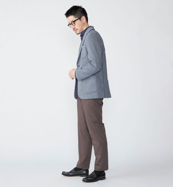 SHIPS「SHIPS:〈手洗い可能〉TEXBRID(R) ジャカード 2ボタン ジャケット」|テーラードジャケット|