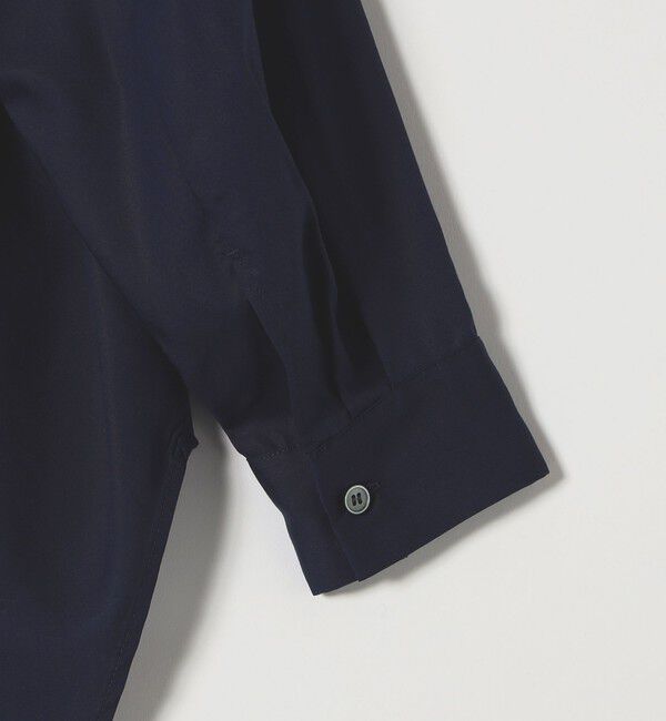 quaranciel「quaranciel:〈手洗い可能〉Vネック バック ギャザー ブラウス」|シャツ・ブラウス|