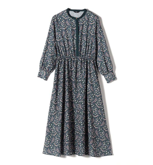 SHIPS Colors 「SHIPS Colors:〈手洗い可能〉MULHOUSE フラワープリント ワンピース」|ワンピース|ネイビー