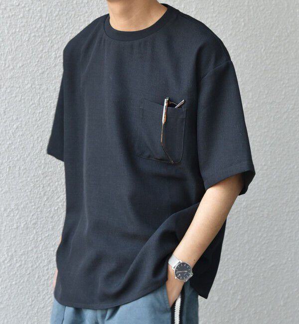 SHIPS any「SHIPS any:〈洗濯機可能〉ラウンド フェイク レイヤード Tシャツ(セットアップ対応) 25SS◇」|Tシャツ・カットソー|