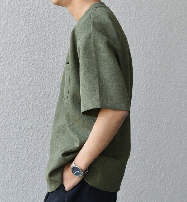 SHIPS any「SHIPS any:〈洗濯機可能〉ラウンド フェイク レイヤード Tシャツ(セットアップ対応) 25SS◇」|Tシャツ・カットソー|